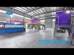 Solid waste shredder, waste shredder, 2000 model double shaft shredder