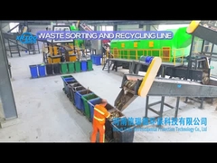msw sorting system, solid waste separator, solid waste recycling system