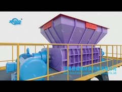 3D of Double shaft shredder