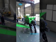 Iron barrel crusher, iron sheet shredder, scrap aluminum crusher