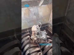 Engine shredder, scrap aluminum shredder, scrap aluminum recycling machine
