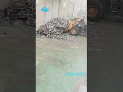 Automobile wheel shredder, scrap aluminum shredder, scrap aluminum recycling machine