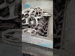 Scrap aluminum shredder, scrap aluminum recycling machine, automobile wheel shredder