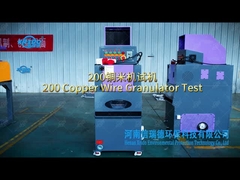 Scrap Copper Granules Separator Cable Wire Copper Mini Cable Granulator Machine