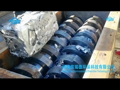 Metal briquette shredder, waste metal shredder