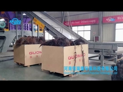 Steel wire crushing and cleaning line, Steel crusher, Steel wire shredder