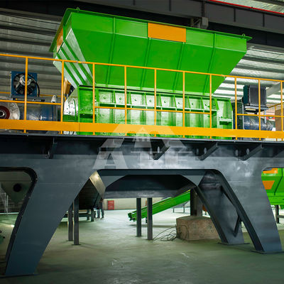 Harga yang bagus 2 Shaft Limbah Plastik Barel Kain Tenun Pakaian Shredder Mesin untuk kaleng on line