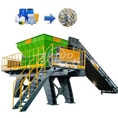 Goede prijs Plastic Waste Shredder Machine Double Shaft Shredder Voor Stoffen En Kleding online