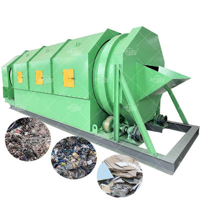 Goede prijs 50T/D Automatische Msw-scheidingsmachine Recycling Drum Screening Machine online