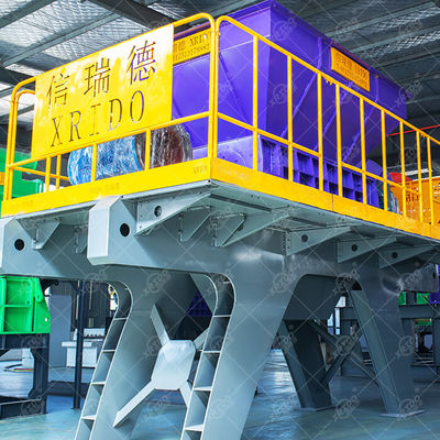 Harga yang bagus Limbah Aluminium Shredder Baja Scrap Mobil Shell Shredder Mesin on line