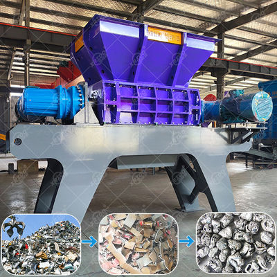 Καλή τιμή Θραυστήρας απορριμμάτων Scrap Metal Διπλού Άξονα Αλουμινίου προς Πώληση, Μηχανή Ανακύκλωσης Scrap Metal σε απευθείας σύνδεση