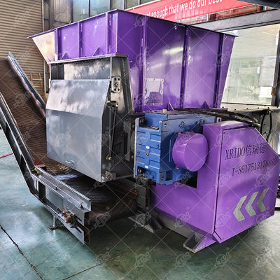 Good price Single Shaft Plastic Recycling Shredder Machine Crusher Machine Polyvinylidene Difluoride Sheets Shredder online