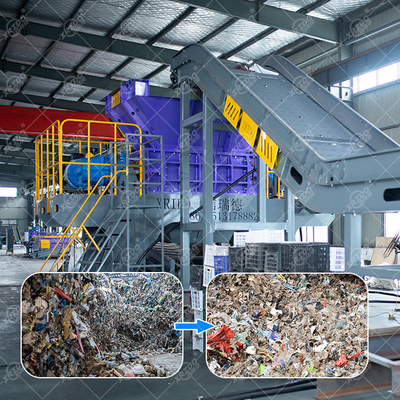 Bon prix Broyeur de coques de voitures à double arbre pour le recyclage des métaux et des plastiques en ligne