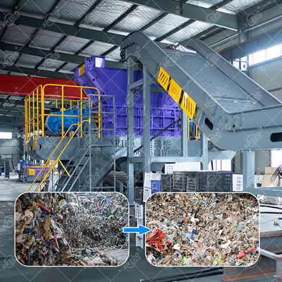 Buen precio Trituradora de doble eje para carrocerías de automóviles para reciclaje de metal y plástico en línea