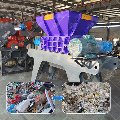 Bon prix Broyeur de déchets à double arbre Xrido pour le recyclage des métaux, sortie 1-10cm en ligne