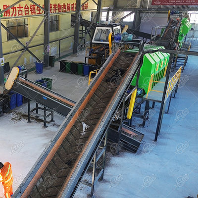 Giá tốt. Hệ thống phân loại chất thải Xrido 20tpd Capacity Municipal Solid Waste Recycling trực tuyến