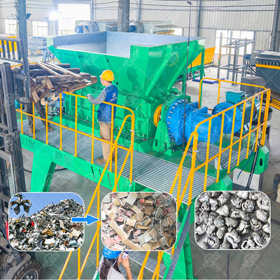 Buen precio Máquina de trituración de metales Máquina de trituración de metales industriales en línea