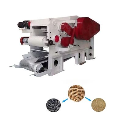 Buon prezzo Trituratore di legno professionale 220V/380V con potenza 55-110kw e capacità 1-3t/h in linea