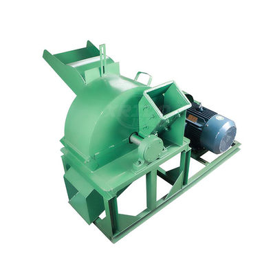 Bom preço Máquina trituradora de madeira com 500 kg/hora Capacidade 3500r/min Velocidade do eixo e 4 lâminas para produção eficiente de serrada de madeira on-line