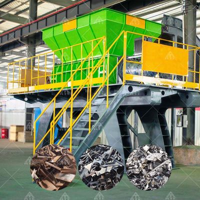 ราคาดี เครื่องบดโลหะแบบอัตโนมัติที่ควบคุมโดย PLC ด้วยขนาดเข้า 200-2200mm และผลิต 1-10 Cm สําหรับเครื่องบดโลหะเศษ ออนไลน์