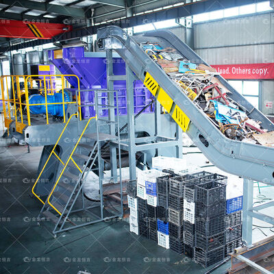 Goede prijs Hoog efficiënte aluminium blikken gemengd schroot ijzeren staalplaat dubbele as metalen versnipper online