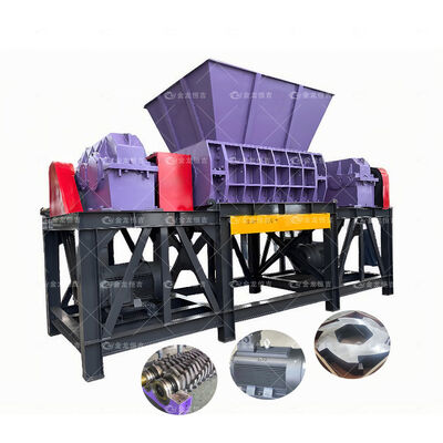Harga yang bagus SZ-2000 Model Double Shaft Shredder dengan 6400*2700*3500 mm Ukuran dan 2000*1490 mm Inlet Feed untuk daur ulang logam industri on line