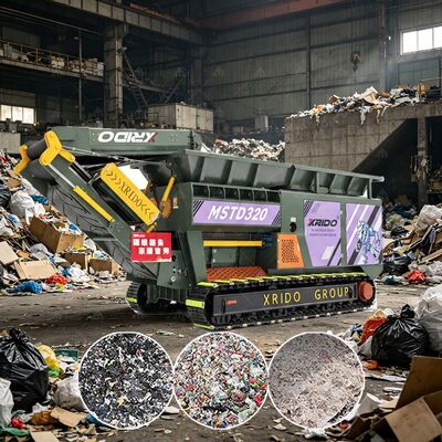 سعر جيد Double Shaft Design High Efficiency Crawler Mobile Shredder مع حلول قابلة للتخصيص الانترنت
