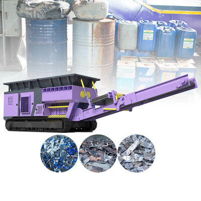 Giá tốt. Máy cắt rác di động có năng suất cao với tuổi thọ dài và dễ vận hành để xử lý chất thải trực tuyến