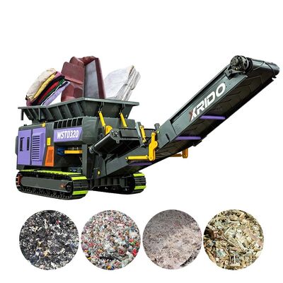 Giá tốt. Máy cắt nhỏ di động có thiết kế trục kép với hiệu suất cắt nhỏ cao và hoạt động yên tĩnh trực tuyến