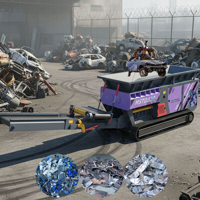 Good price High Productivity Long Service Life Easy To Operate Tracked Mobile Shredder for Scrap Metal Processing online