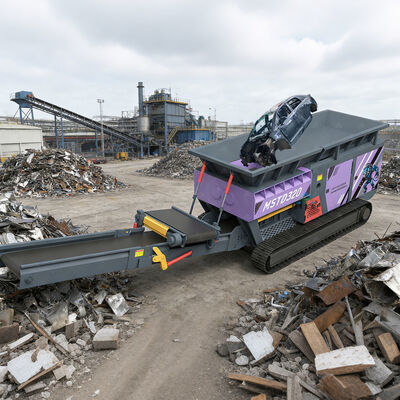 Goede prijs Hoogproductieve crawler shredder machine met lange levensduur en eenvoudige bediening voor industriële schrootverwerking online