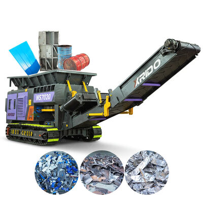 Buon prezzo Trituratore mobile ad alta produttività con lunga durata di vita e facile utilizzo per la lavorazione di rottami metallici in linea