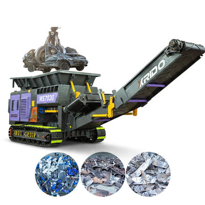 Goede prijs High Productivity Crawler Mobile Shredder met een lange levensduur en een gemakkelijke bediening voor de verwerking van schroot online