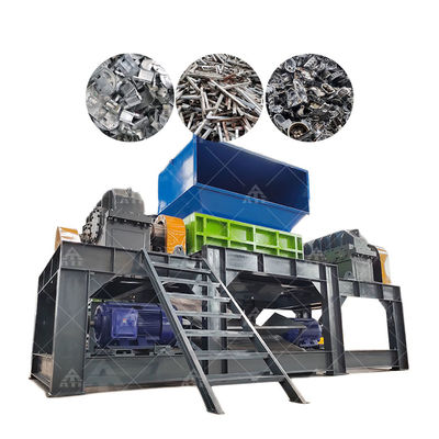 Harga yang bagus Mesin Roda Aluminium Shredder Daur Ulang Limbah Double Shaft Shredder on line