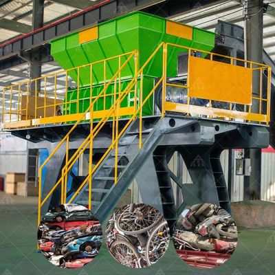 Guter Preis Automobil Elektromotorschredder CE ISO Schrottmetallschredder Maschine Online
