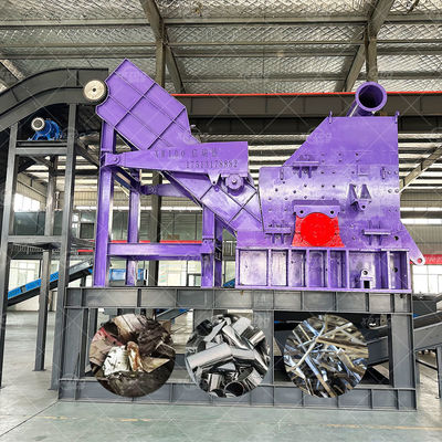 Bom preço Full-automatic Scrap Steel Recycling Machine Metals Hammer Mill Crusher Scrap Metal Crusher Price Scrap Metal Recycling Plant on-line
