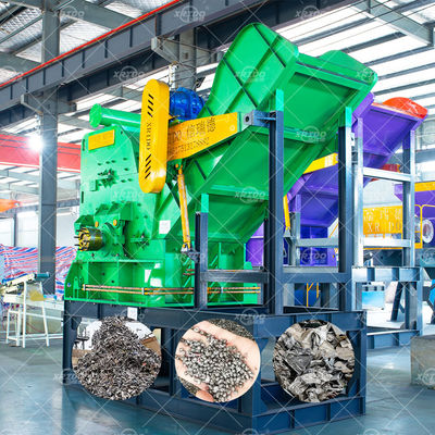 Guter Preis Aluminium Kupferdraht Heizkörper Schredder Hammer Mill Metallbrucher Schrott Stahlbrucher Maschine Preis Online