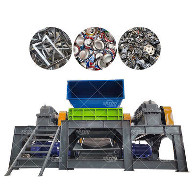 Guter Preis Aluminiumlegierte Abfallschredder-Maschine Schrottwagen Twin Shaft Schredder-Maschine Online