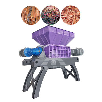 Good price Double Shaft Metal Chip Copper Wire Shredder Machine online