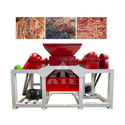Good price 800 Double Shaft Waste Metal Copper Cable Shredder Machine for Sale online
