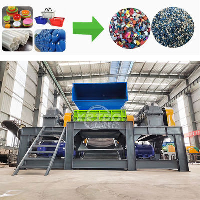 Guter Preis 300-22000Kg/h Abfallglasflaschen-Schredder Doppelschacht-Kunststoffschredder-Maschine Online