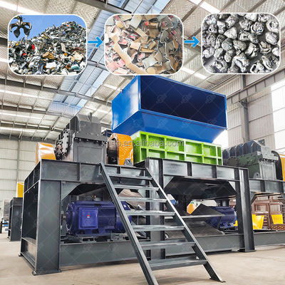 Guter Preis Metallschredder mit großer Kapazität Mehrfachschredder Metallschredder zum Recycling Online