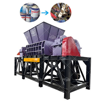 Guter Preis 1000-5000 Kg/h Heavy Double Shaft Metal Bucket Iron Aluminum Car Steel Crusher Crushing Shredding Machine Online