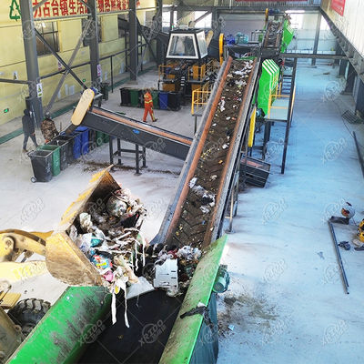 20t/D Maschine zur Absaugung von festen Abfällen Msw Sortiermaschine