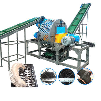 Guter Preis 2 Tonnen - 3 Tonnen Gummi Reifen Shredder Maschine Autoreifen Shredder individuell Online
