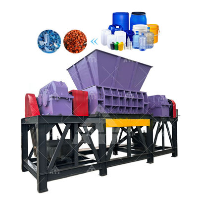 Good price Two Shaft Plastic Shredder Multifunctional Tin Can Shredder Machine online