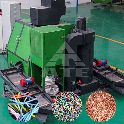 Guter Preis Billiger Kupferkabelgranulator Kupferdraht Abfallrecyclingmaschine Kupfergranulator Online