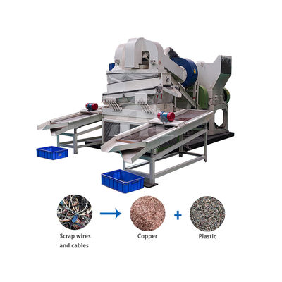 Guter Preis Maschine zum Abspalten von Kupferdraht, Kupferkabelgranulator, Aluminiumdrahtrecyclingmaschine Online