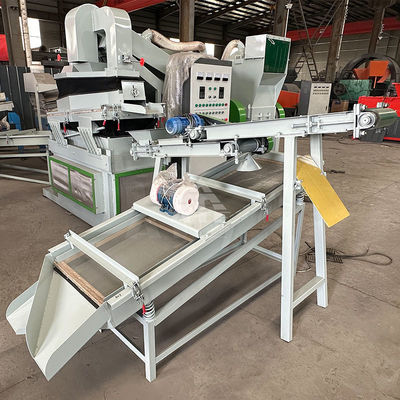 Bon prix Machine de recyclage des déchets de fil de cuivre Radiateur de cuivre Granulateur et séparateur de déchets de fil de cuivre en ligne