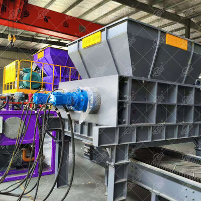 Bom preço Reciclagem de resíduos têxteis Eliminação de resíduos sólidos Recicladora de resíduos de tecido Couro para RDF Sistema de briquete Triturador de resíduos têxteis industriais on-line